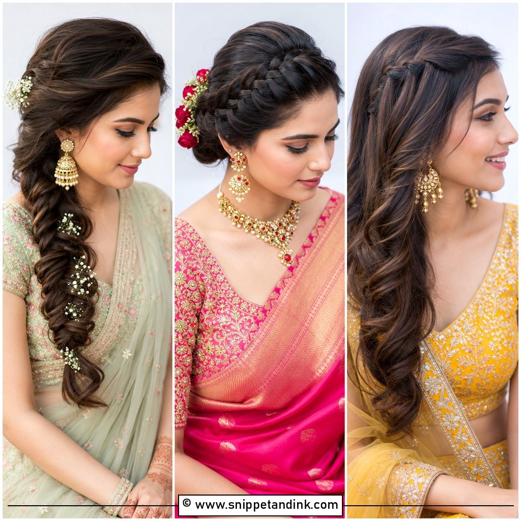 15 Side Hairstyles Indian Wedding Looks for Brides Now