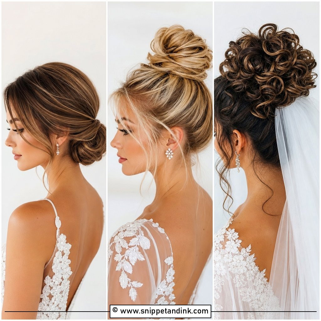 15 Simple Bun Wedding Hair Ideas for Elegant Brides Today