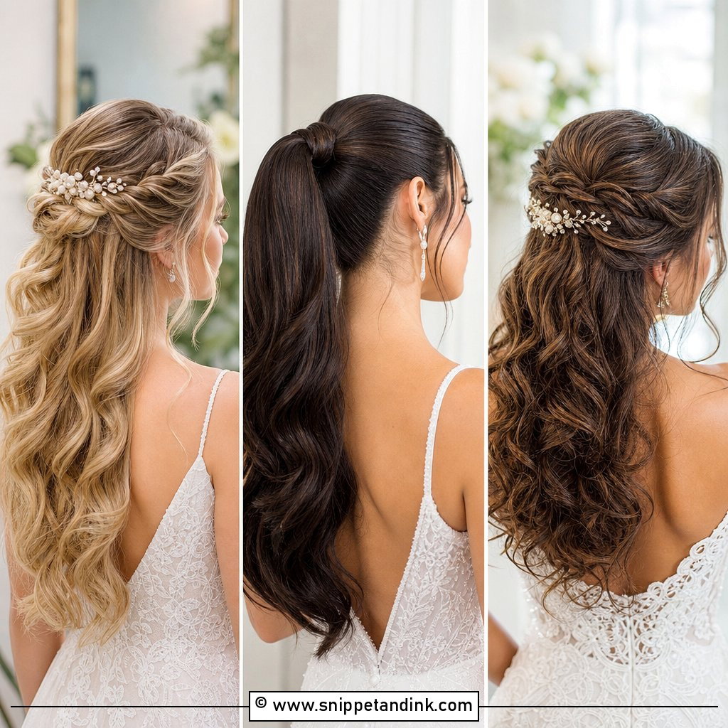 15 Simple Hairstyles for a Wedding That Look Effortless