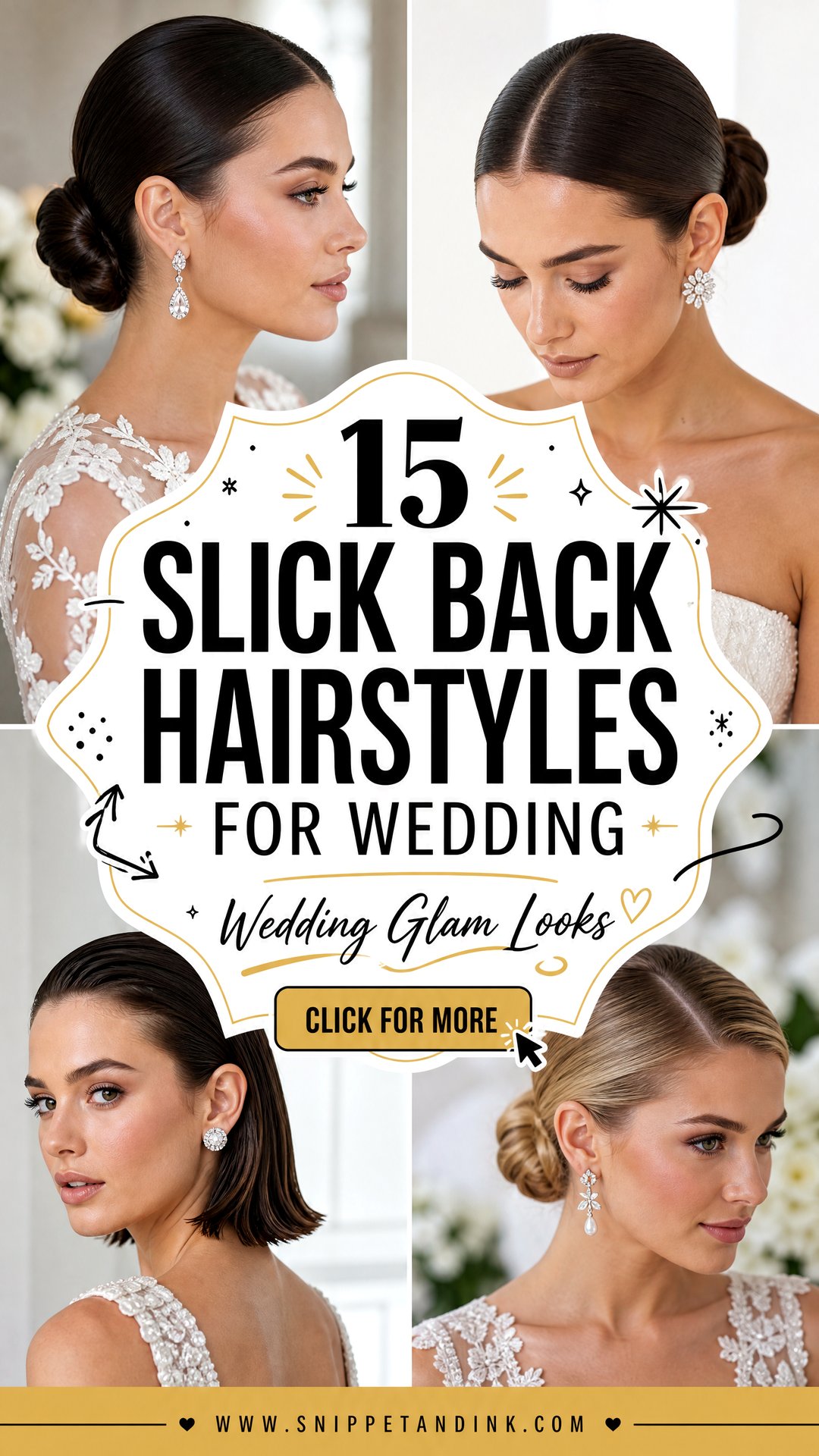 15 Slick Back Hairstyles for Wedding Glam Looks In 2026 - 15 Slick Back Hairstyles for Wedding Glam Looks In 2026