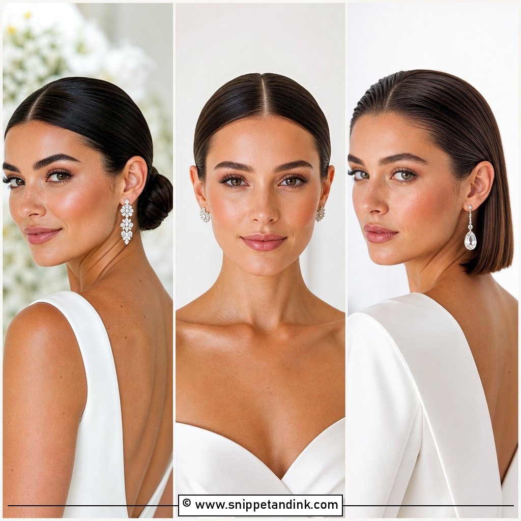 15 Slick Back Hairstyles for Wedding Glam Looks In 2026