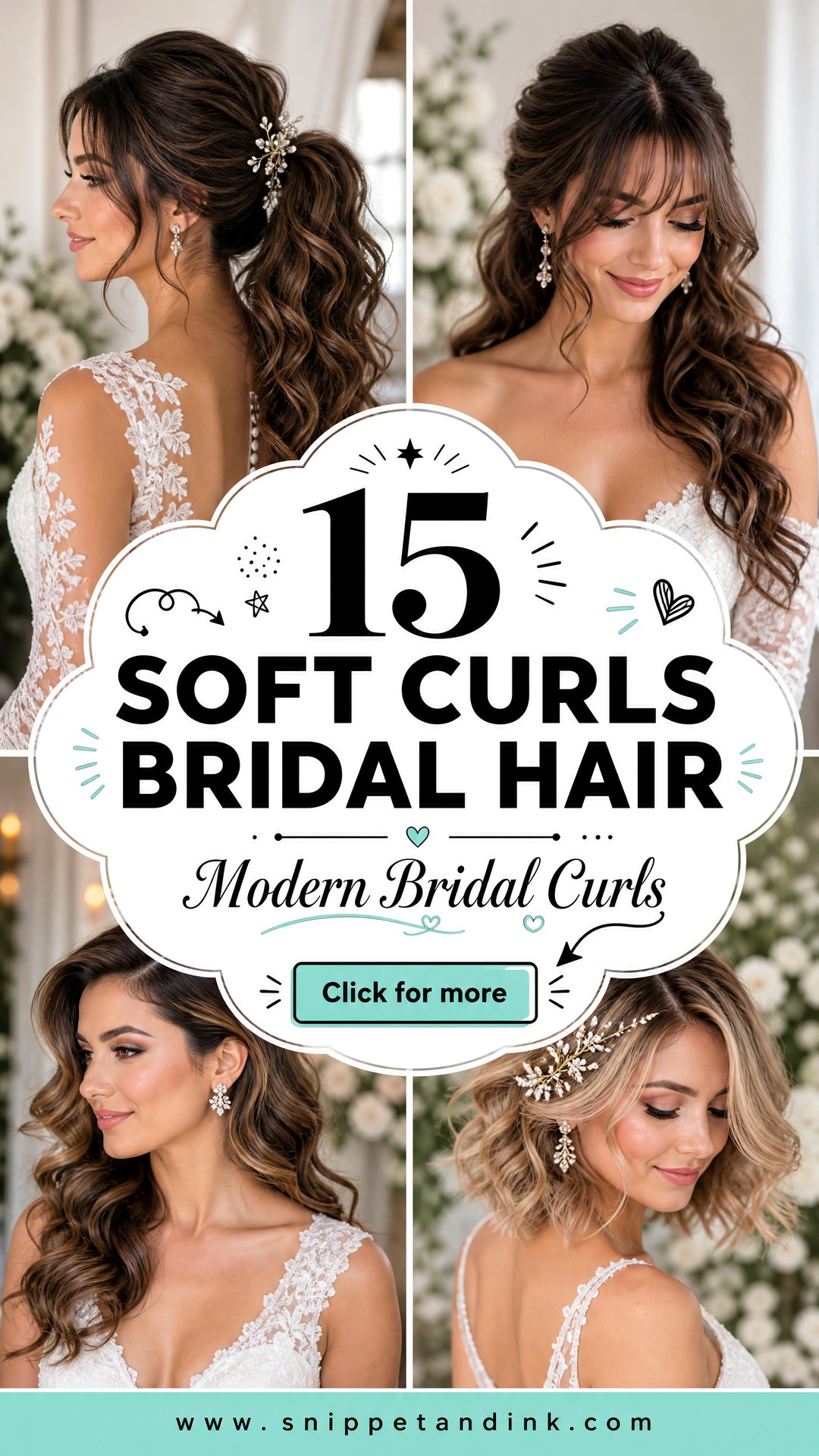 15 Soft Curls Bridal Hair Romantic Looks for Modern Brides - 15 Soft Curls Bridal Hair: Romantic Looks for Modern Brides