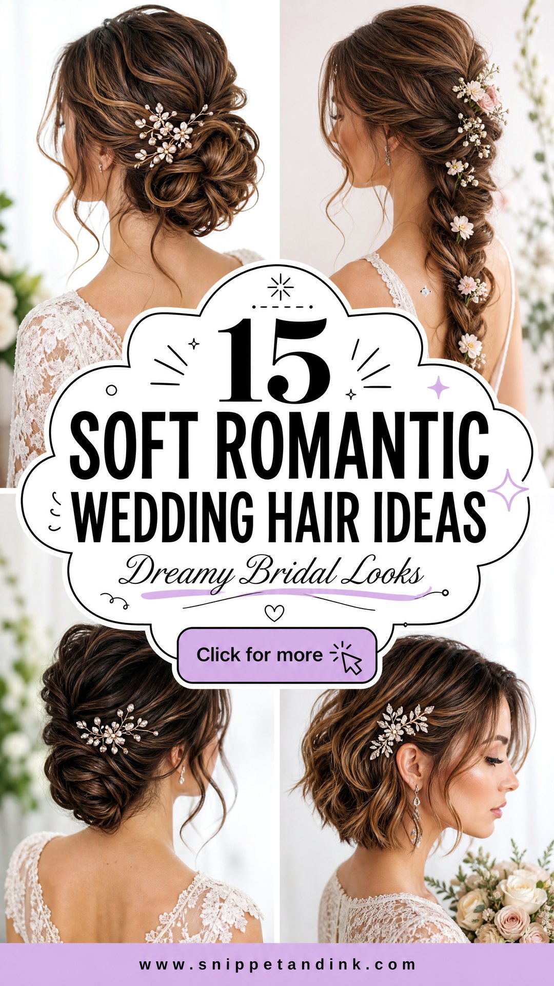 15 Soft Romantic Wedding Hair Ideas Dreamy Looks for Brides - 15 Soft Romantic Wedding Hair Ideas: Dreamy Looks for Brides