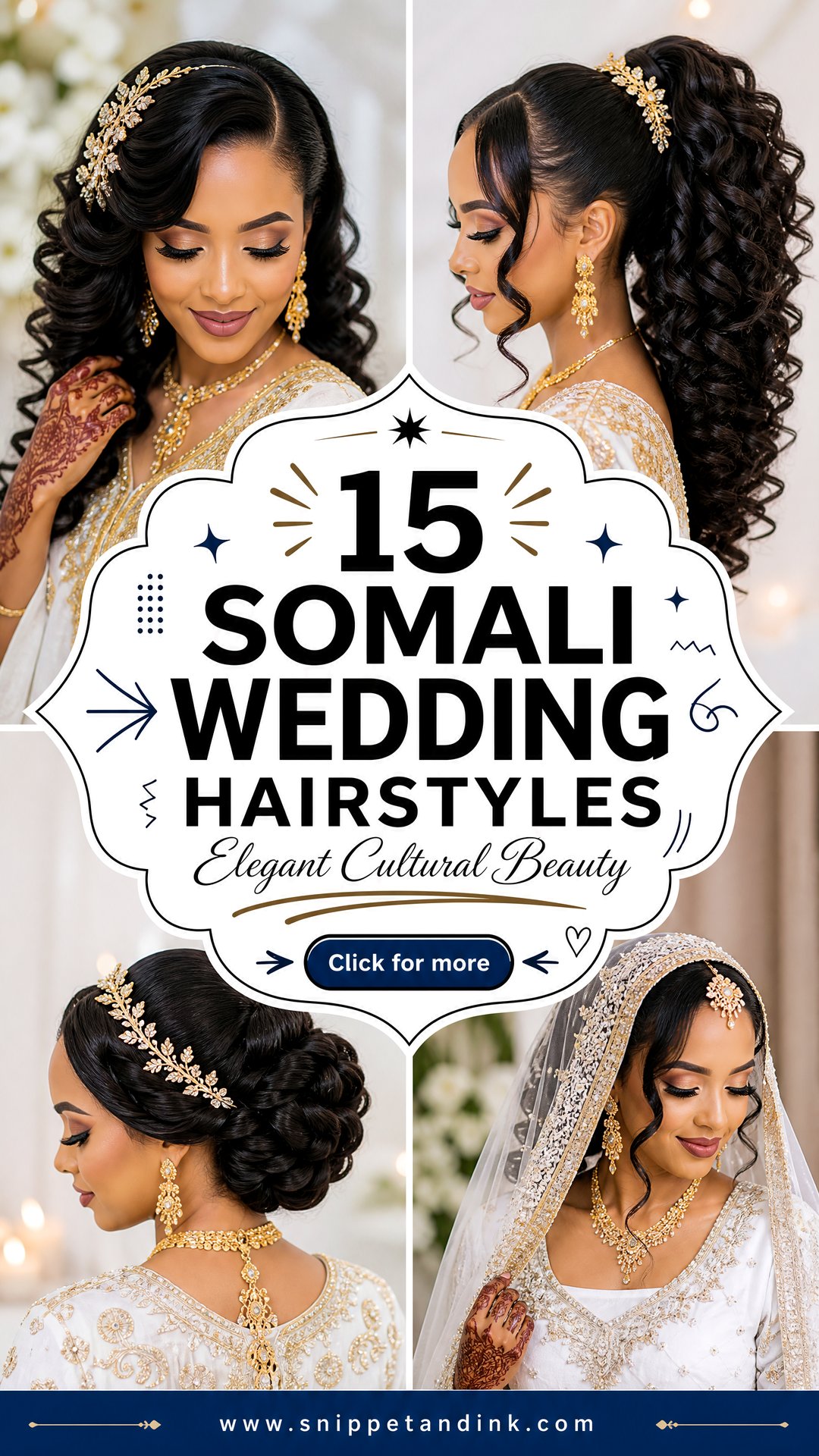 15 Somali Wedding Hairstyles Elegant Cultural Bridal Looks - 15 Somali Wedding Hairstyles: Elegant Cultural Bridal Looks