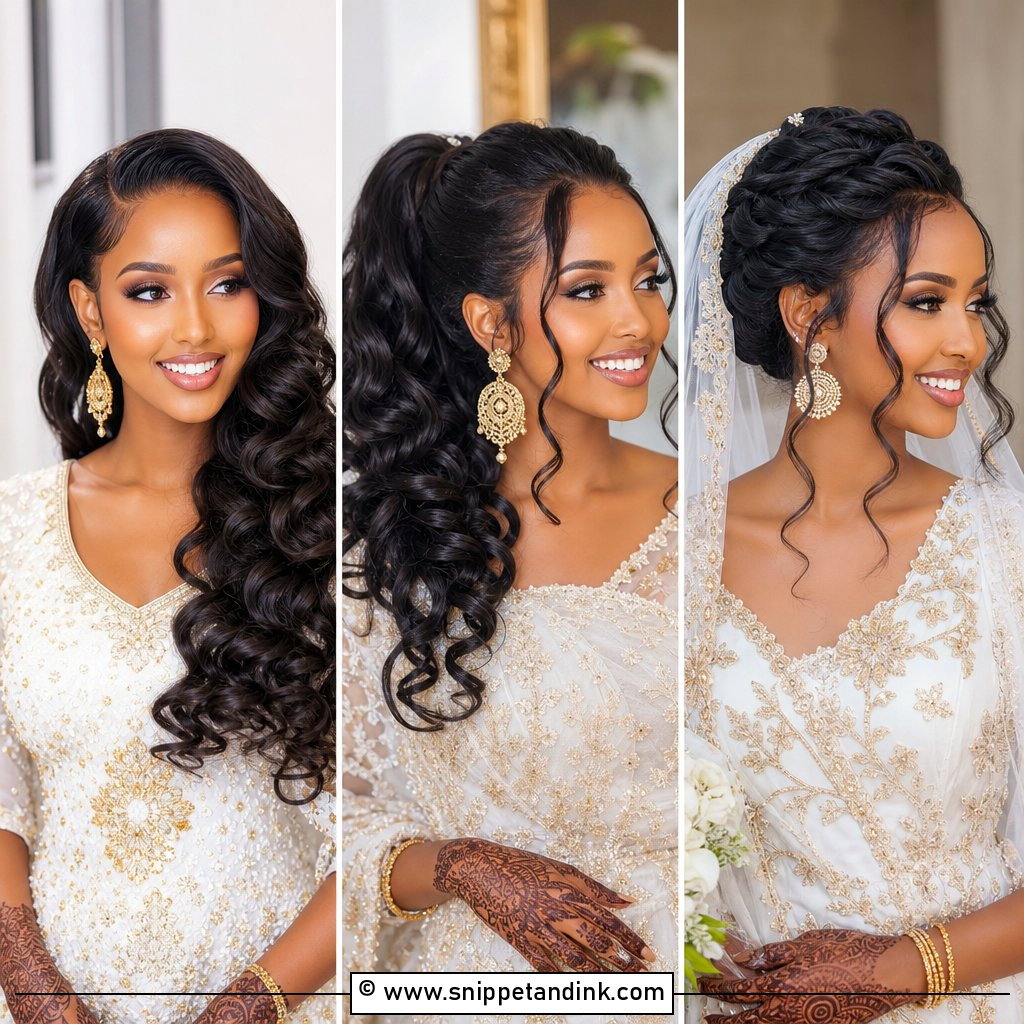 15 Somali Wedding Hairstyles Elegant Cultural Bridal Looks