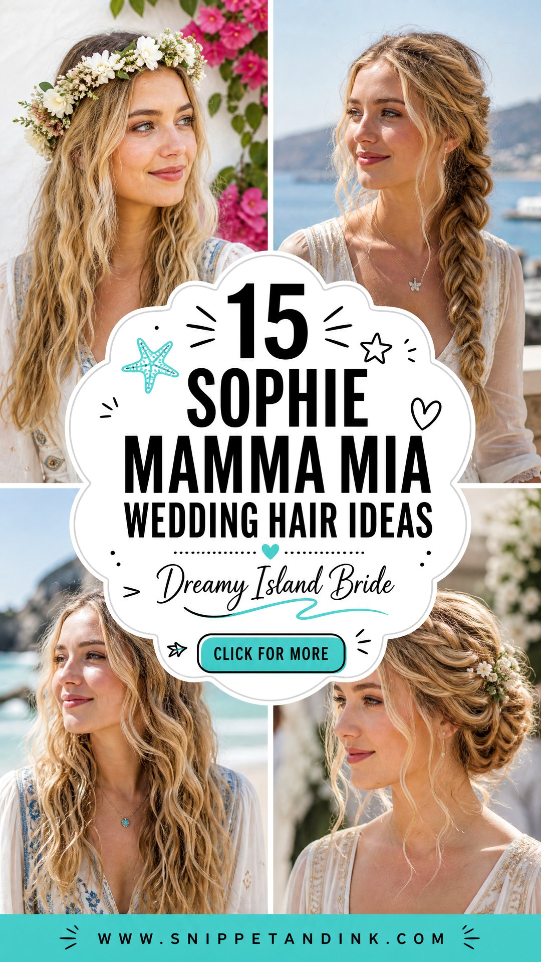 15 Sophie Mamma Mia Wedding Hair Ideas Dreamy Bridal Looks - 15 Sophie Mamma Mia Wedding Hair Ideas: Dreamy Bridal Looks