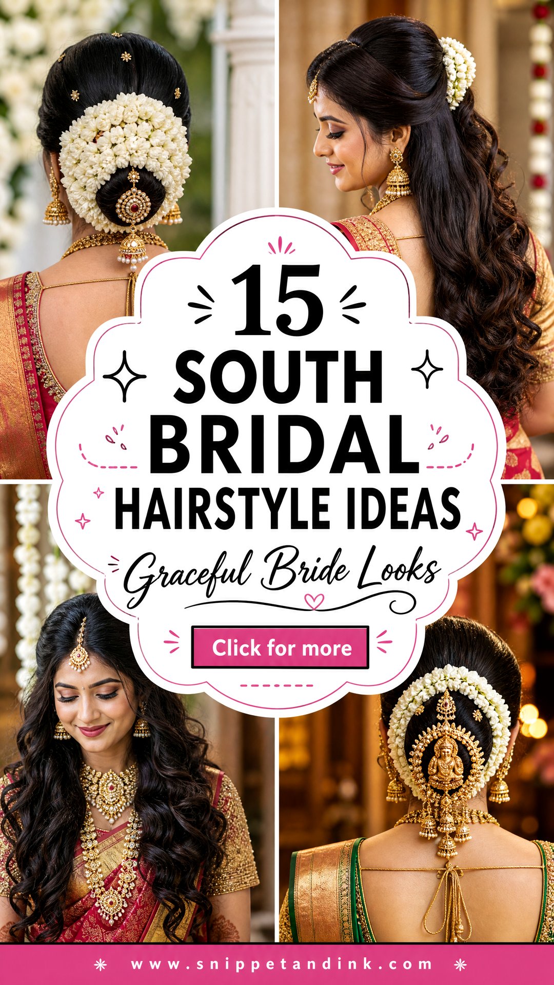 15 South Bridal Hairstyle Ideas Elegant Looks for Brides - 15 South Bridal Hairstyle Ideas: Elegant Looks for Brides