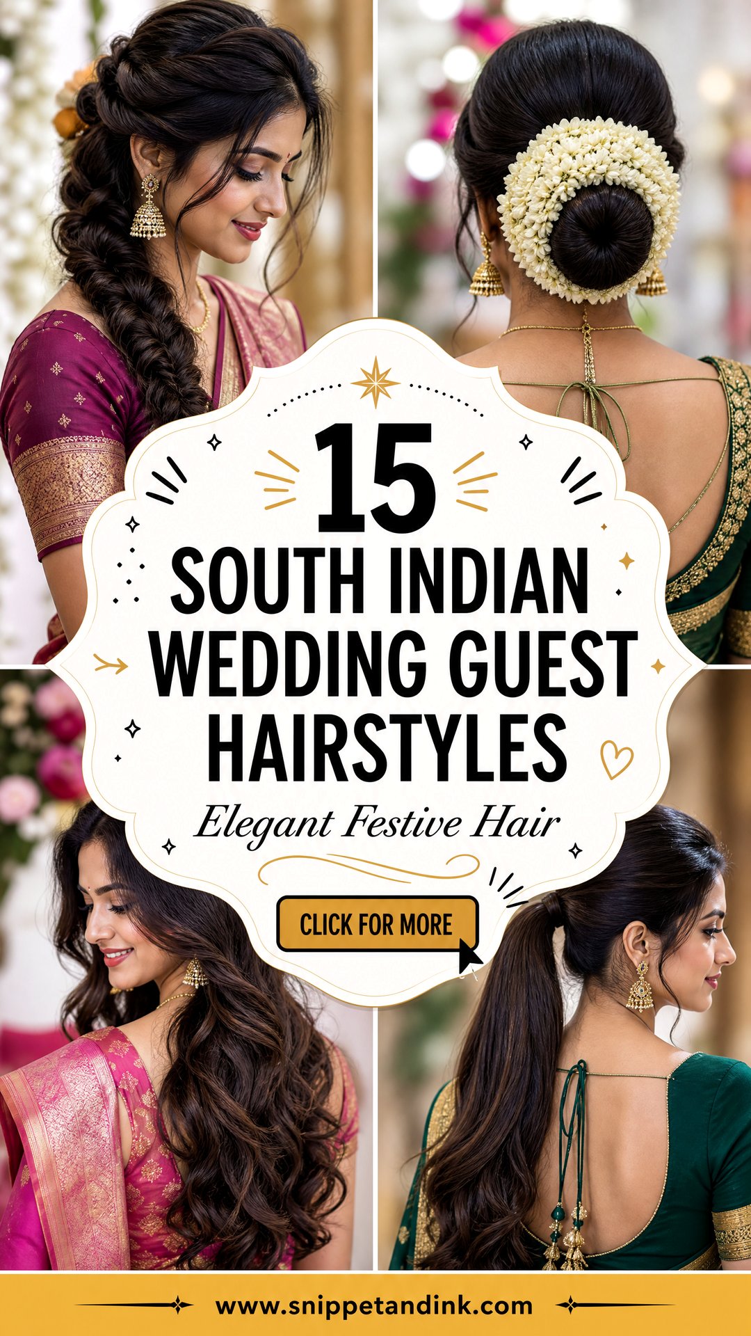 15 South Indian Wedding Guest Hairstyles Elegant Festive Looks - 15 South Indian Wedding Guest Hairstyles: Elegant Festive Looks