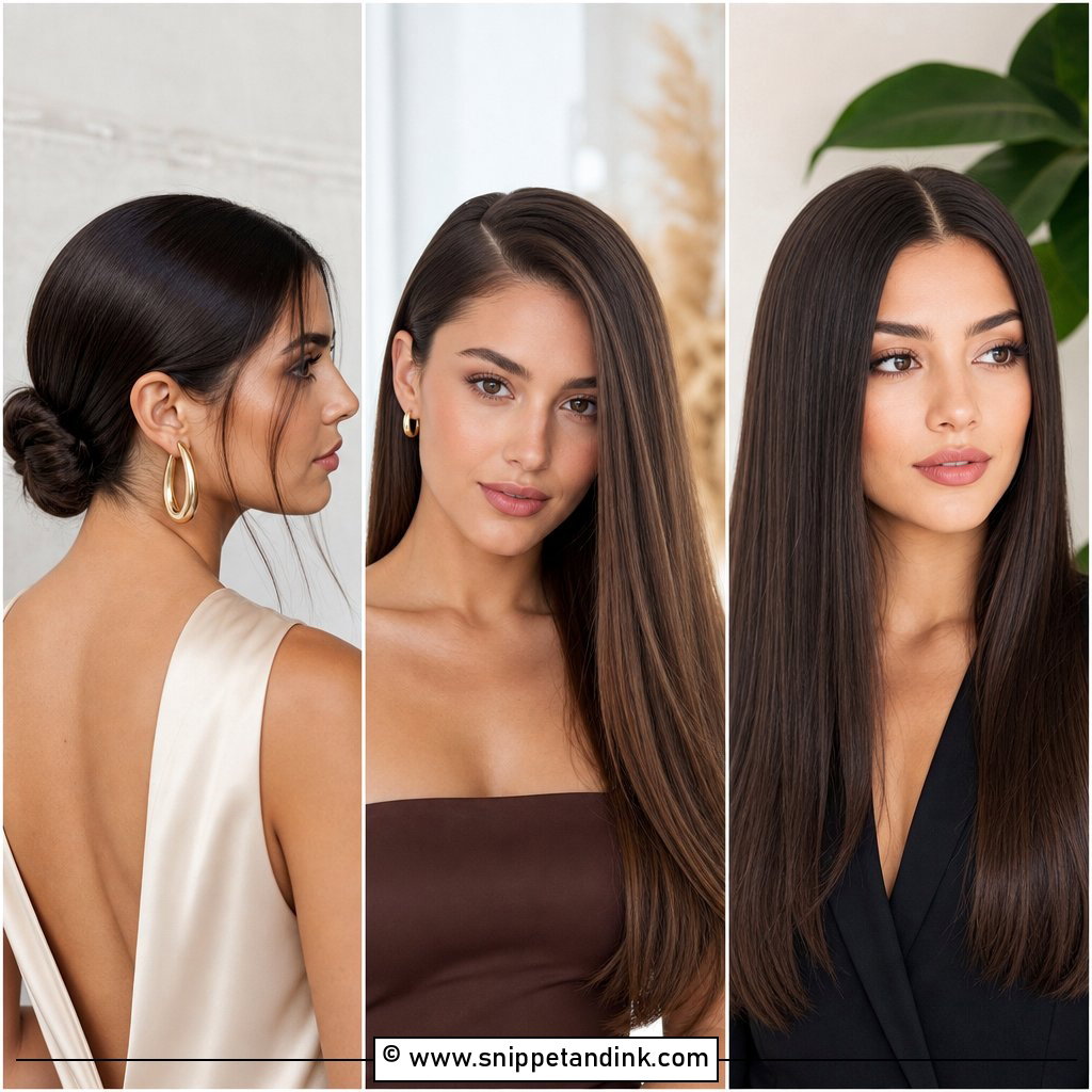 15 Straight Hair for Wedding Guest Ideas With Polished Style