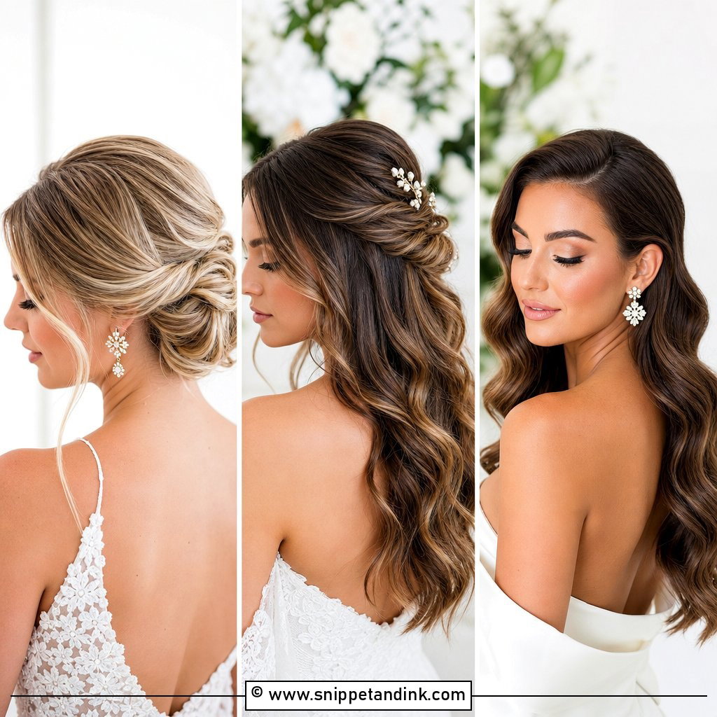 15 Stylish Hairstyles for Wedding Glam That Feels Effortless