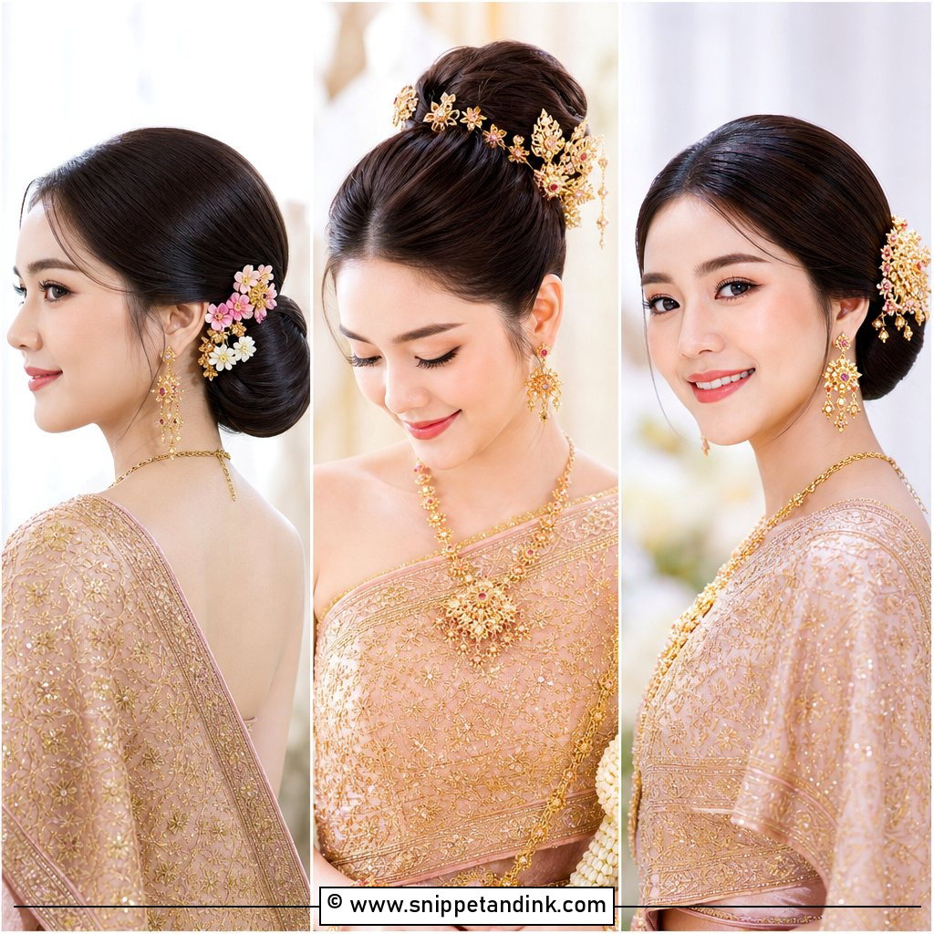 15 Thai Wedding Hair Ideas for Elegant Bridal Beauty