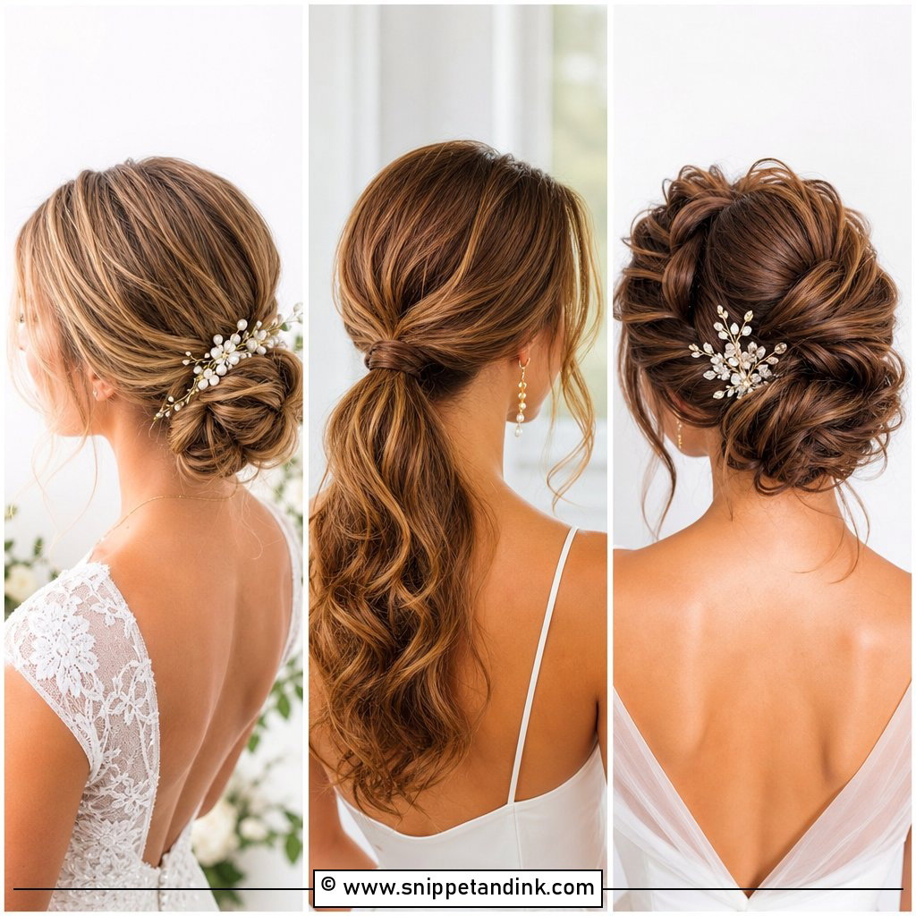 15 Tied Hairstyle for Wedding Ideas for Effortless Charm