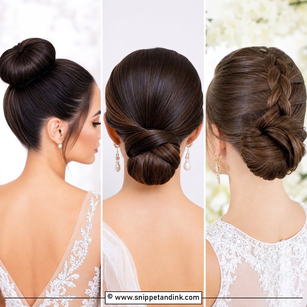 15 Tight Bun Wedding Hairstyles for Sleek Elegance