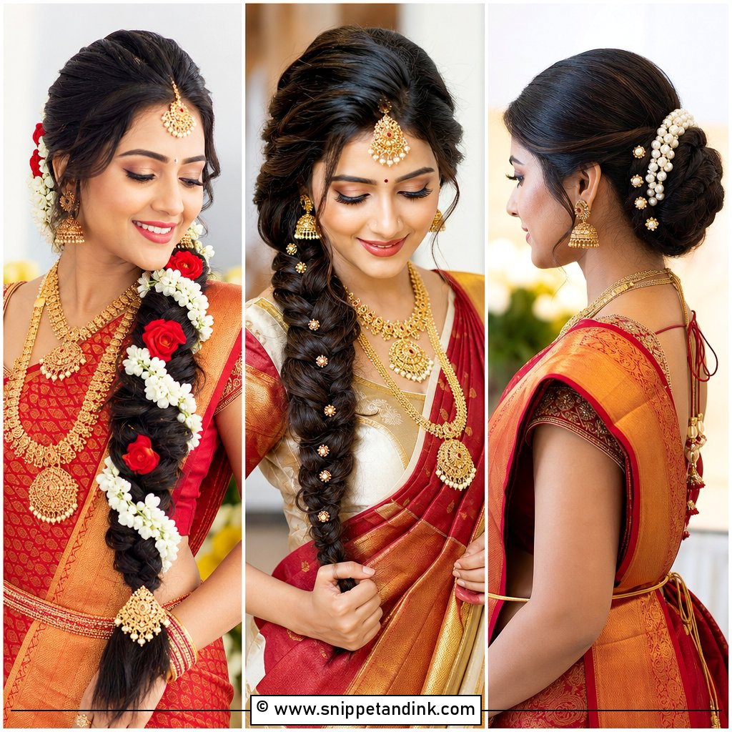 15 Traditional Marriage Hairstyle Ideas for Brides