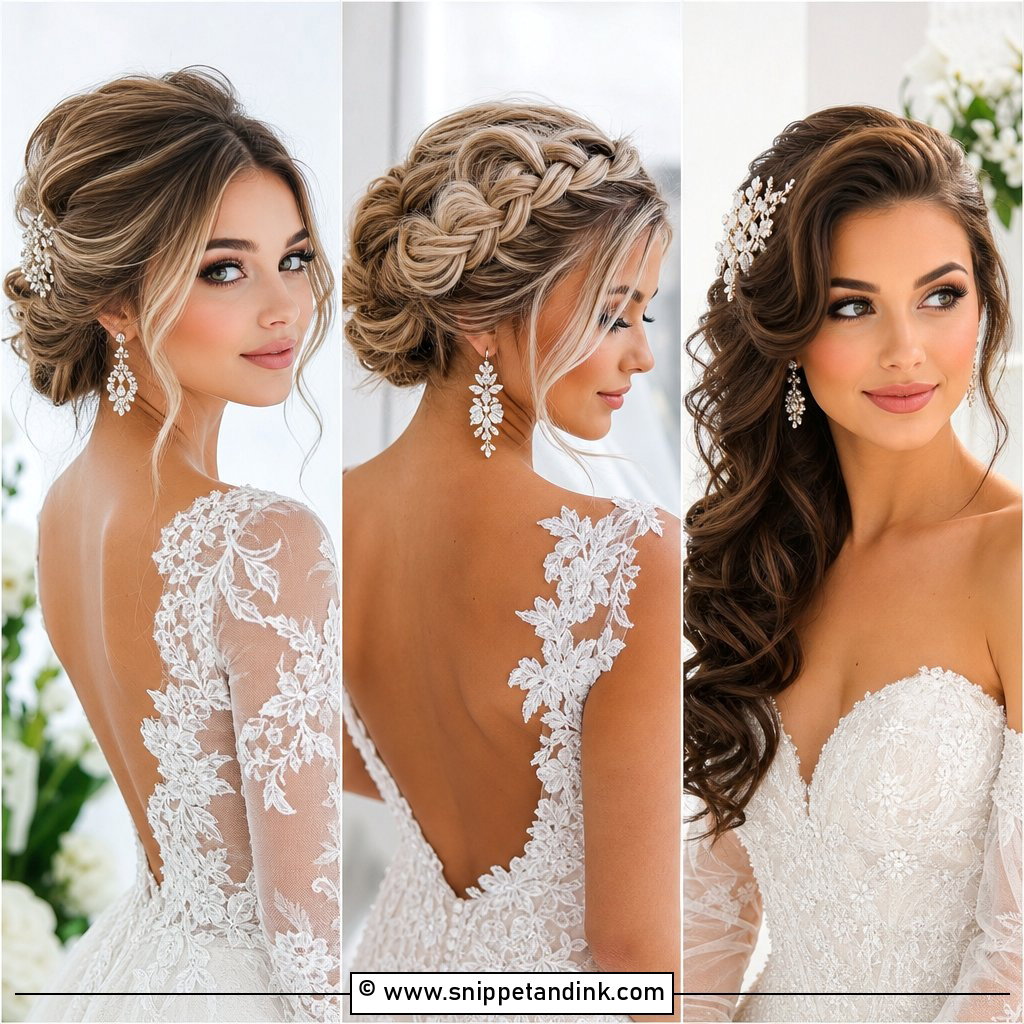 15 Trendy Bridal Hairstyles for Modern Wedding Glam