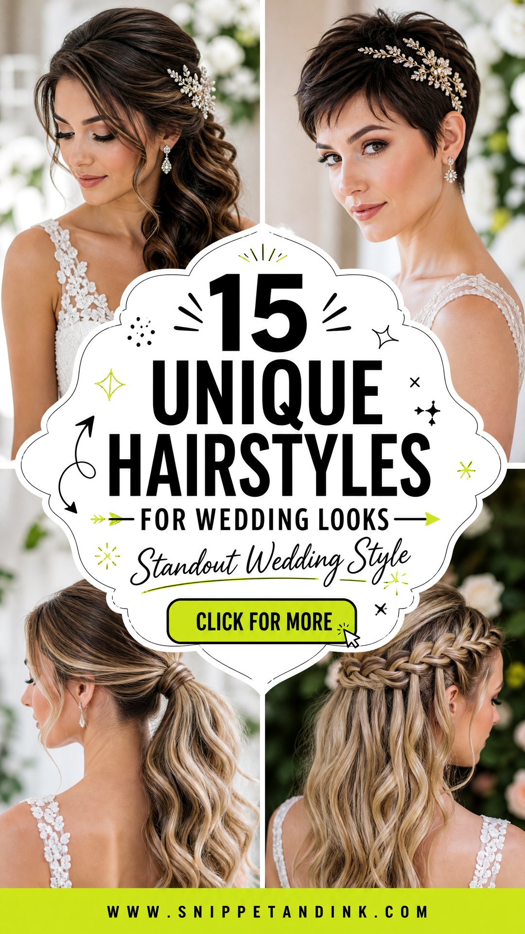 15 Unique Hairstyles for Wedding Looks That Stand Out - 15 Unique Hairstyles for Wedding Looks That Stand Out