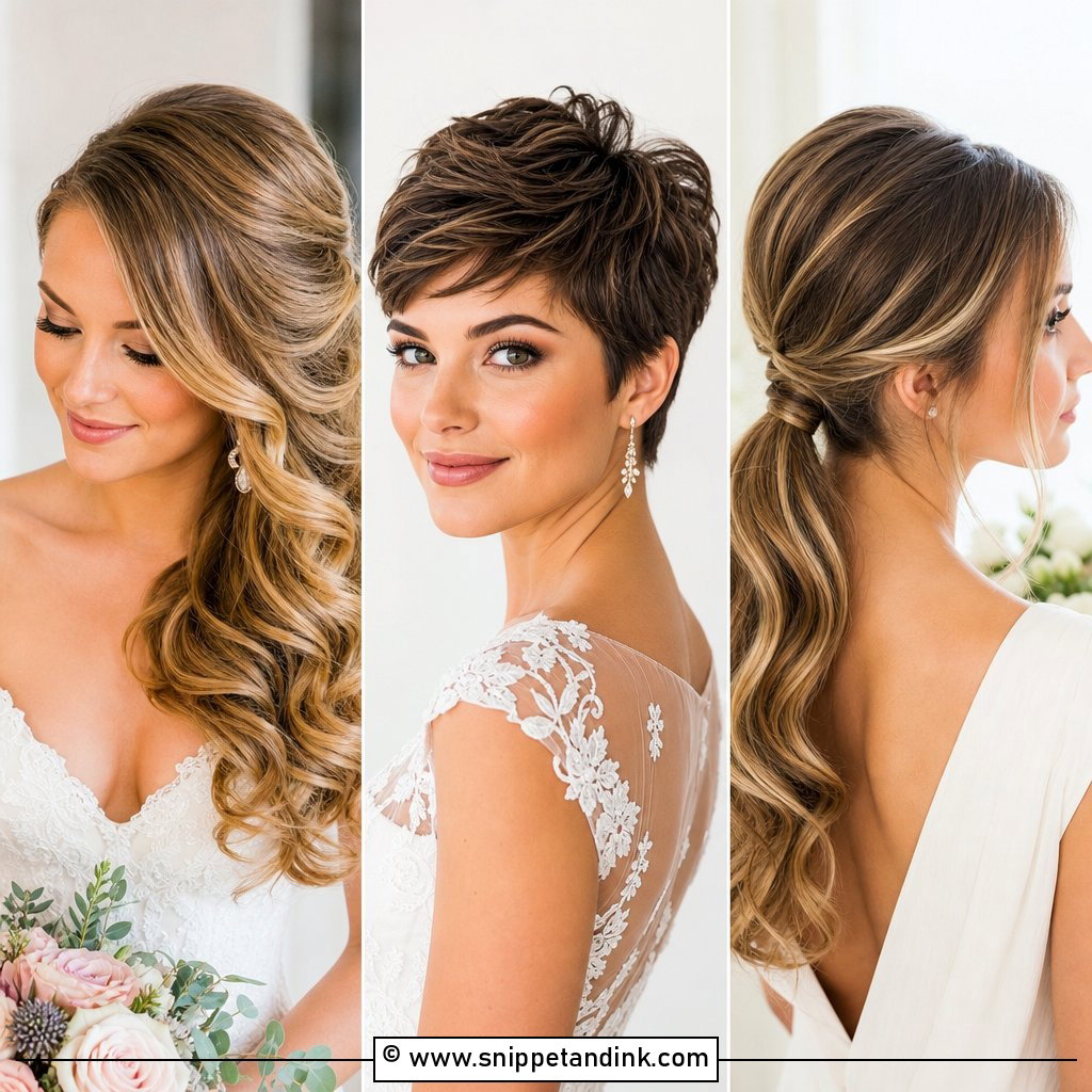 15 Unique Hairstyles for Wedding Looks That Stand Out