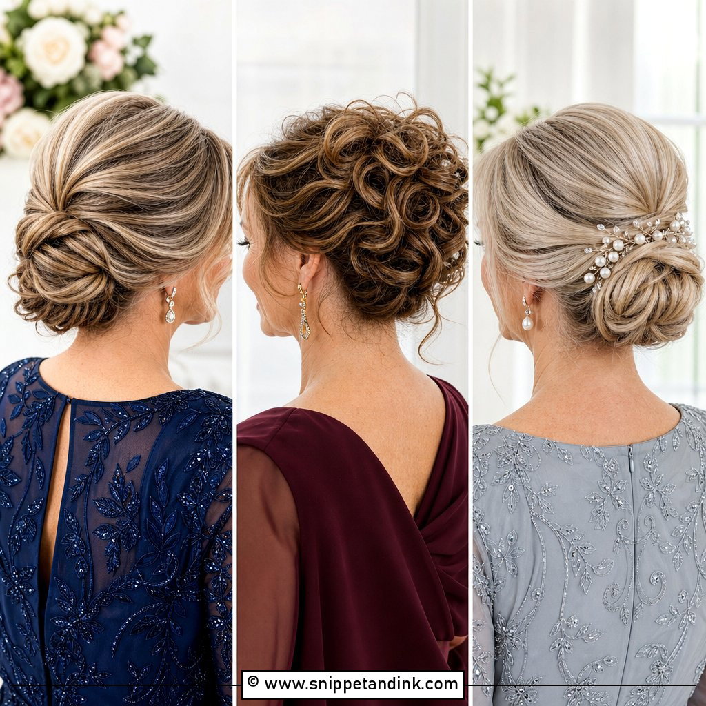 15 Updo Hairstyles for Mother of the Bride Elegance