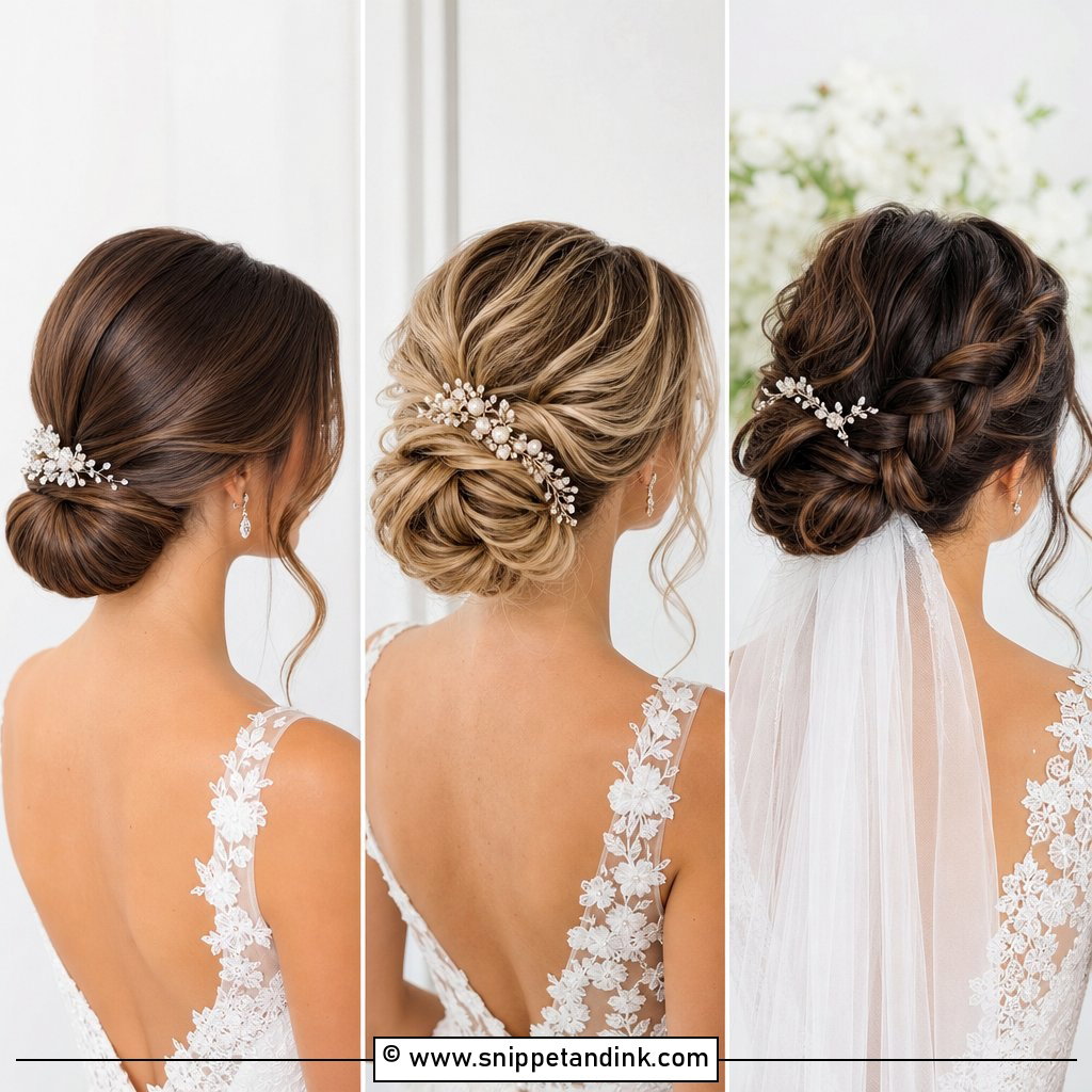 15 Updo Wedding Hair Bride Ideas for a Timeless Look