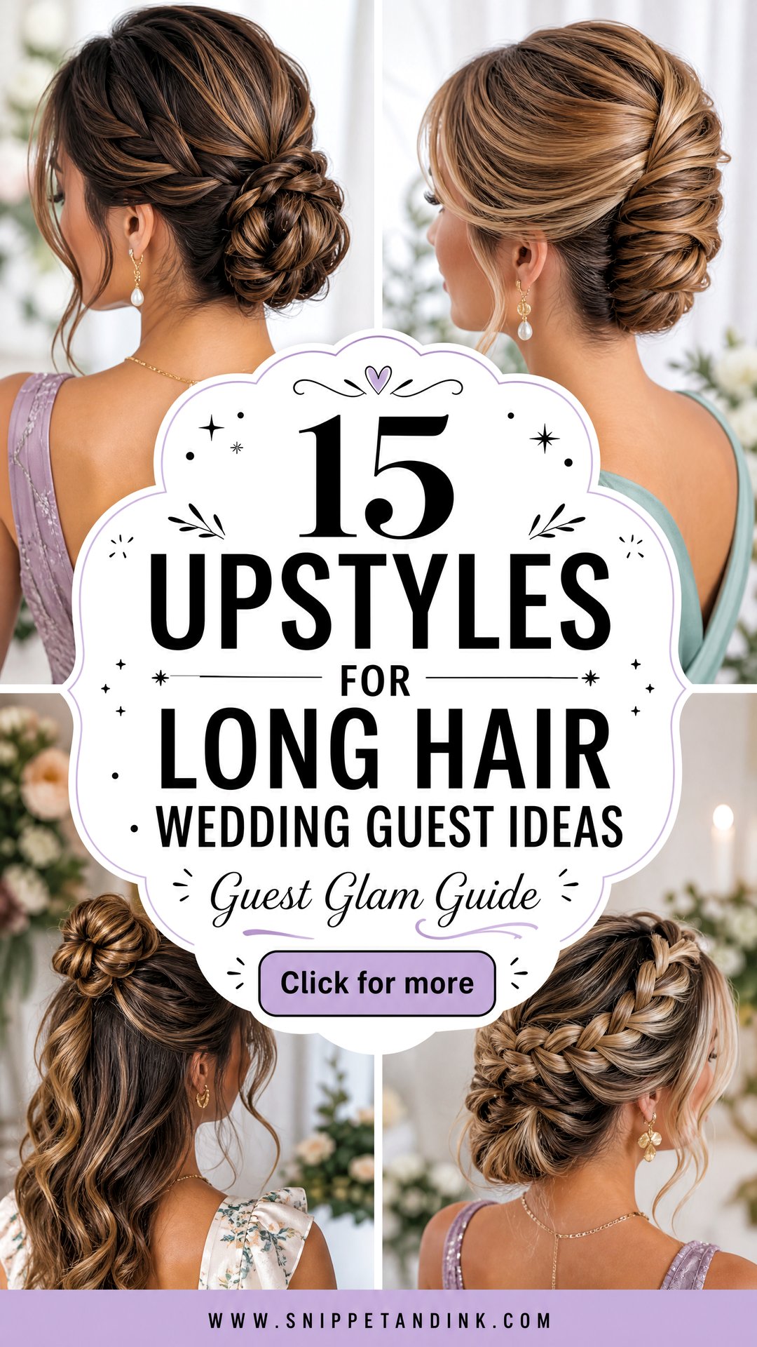 15 Upstyles for Long Hair Wedding Guest Ideas to Impress - 15 Upstyles for Long Hair Wedding Guest Ideas to Impress