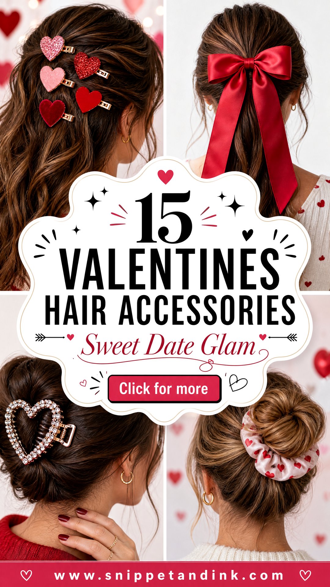 15 Valentines Hair Accessories for Sweet Stylish Date Looks - 15 Valentines Hair Accessories for Sweet, Stylish Date Looks