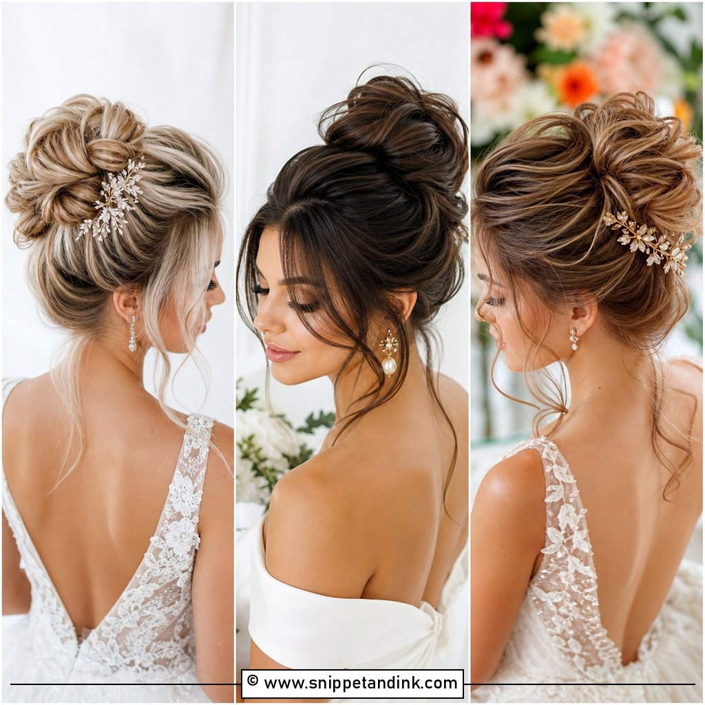 15 Voluminous Updo Wedding Ideas for Luxe Bridal Style