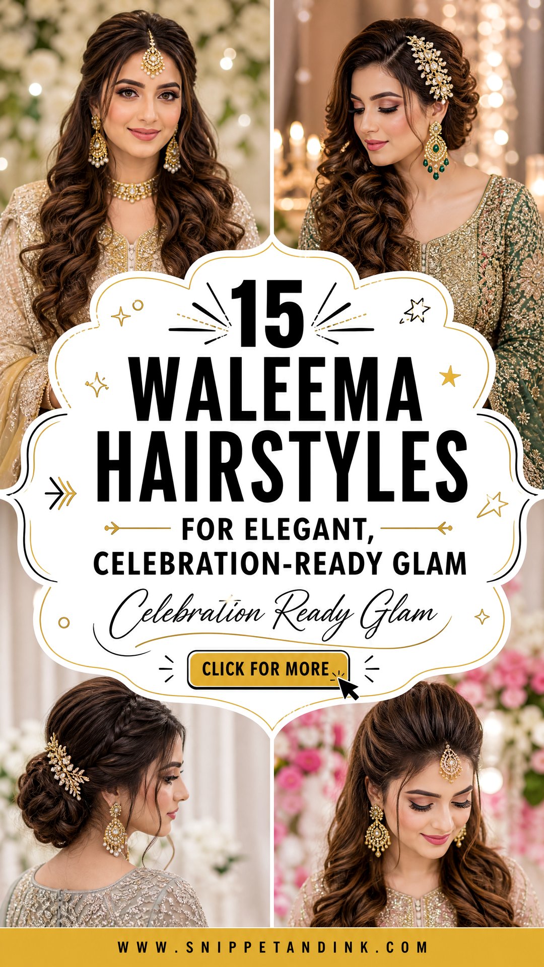 15 Waleema Hairstyles for Elegant Celebration-Ready Glam - 15 Waleema Hairstyles for Elegant, Celebration-Ready Glam