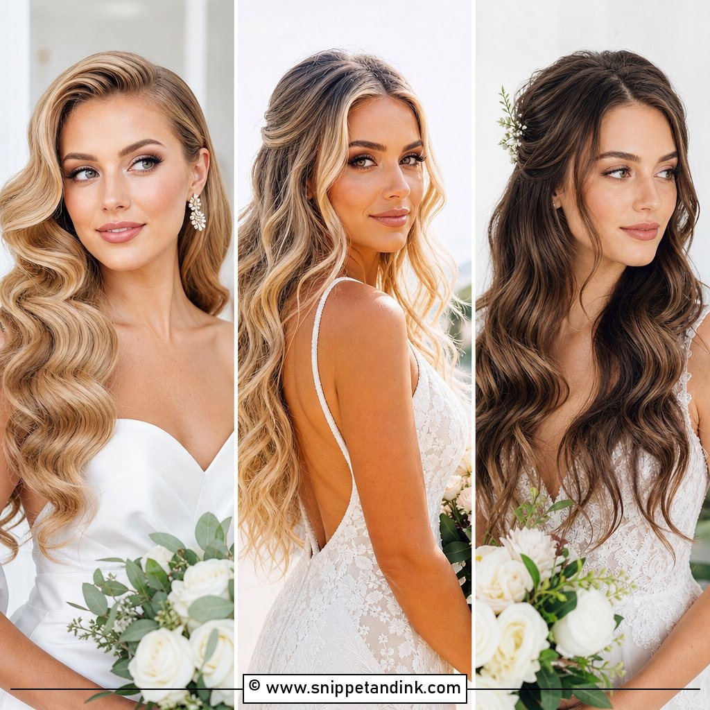 15 Wave Hair Wedding Ideas for Dreamy Bridal Inspiration