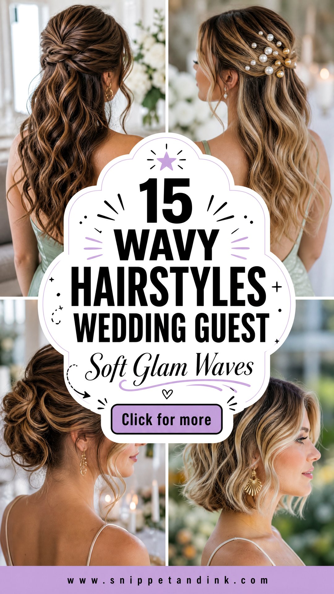 15 Wavy Hairstyles Wedding Guest for Soft Glam Looks - 15 Wavy Hairstyles Wedding Guest for Soft Glam Looks
