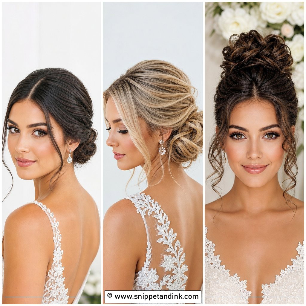 15 Wedding Bun Front View Ideas for Picture-Perfect Glam