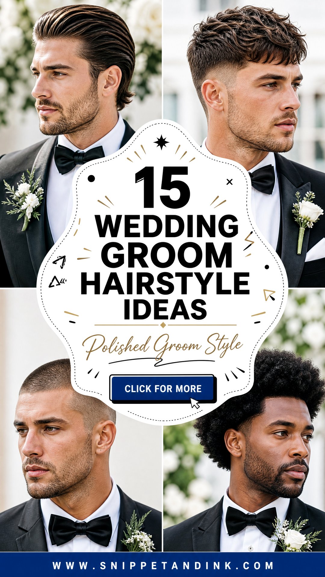 15 Wedding Groom Hairstyle Ideas for a Polished Look - 15 Wedding Groom Hairstyle Ideas for a Polished Look