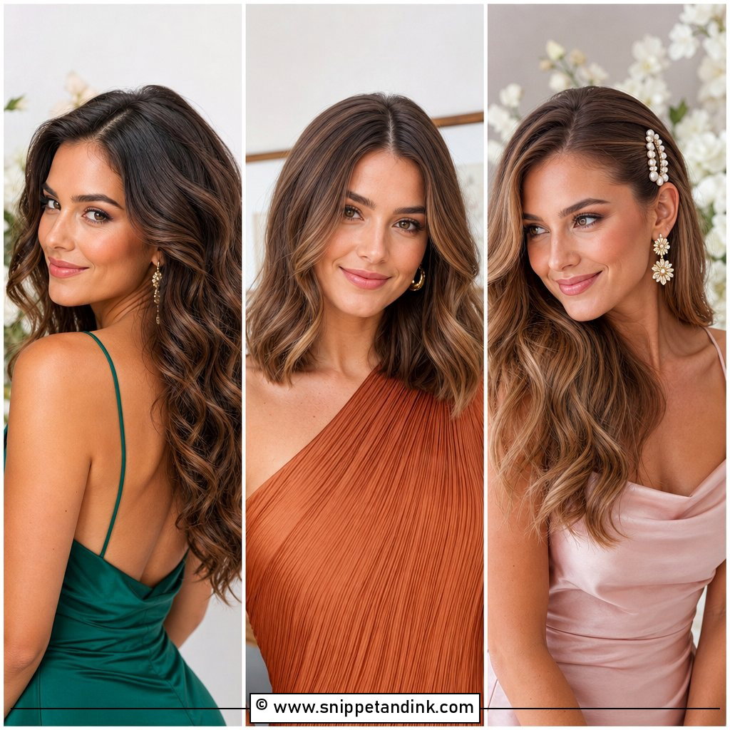 15 Wedding Guest Hair Down Style Ideas for Soft Glam Looks