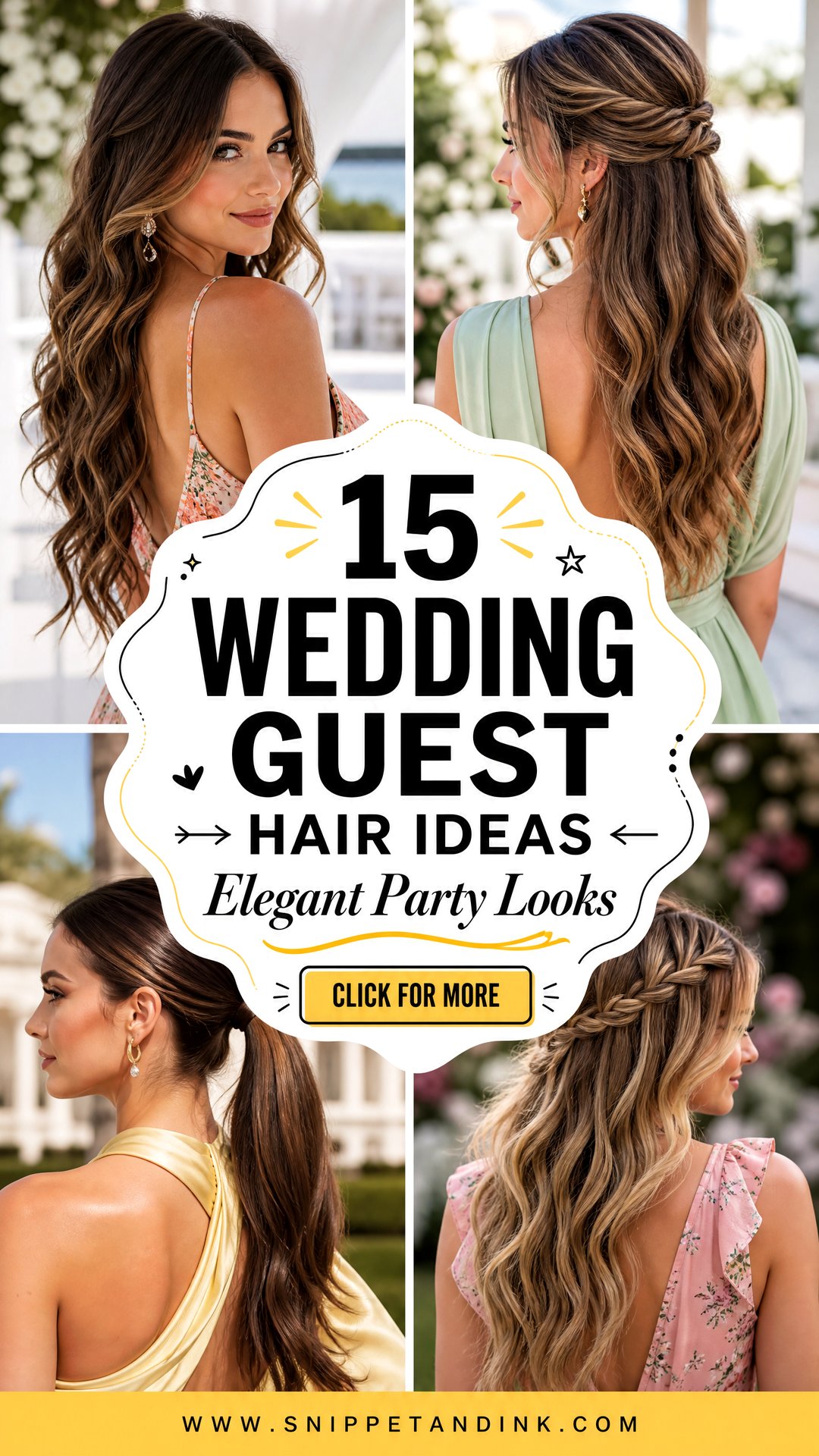 15 Wedding Guest Hair Ideas Long for Elegant Party Looks - 15 Wedding Guest Hair Ideas Long for Elegant Party Looks