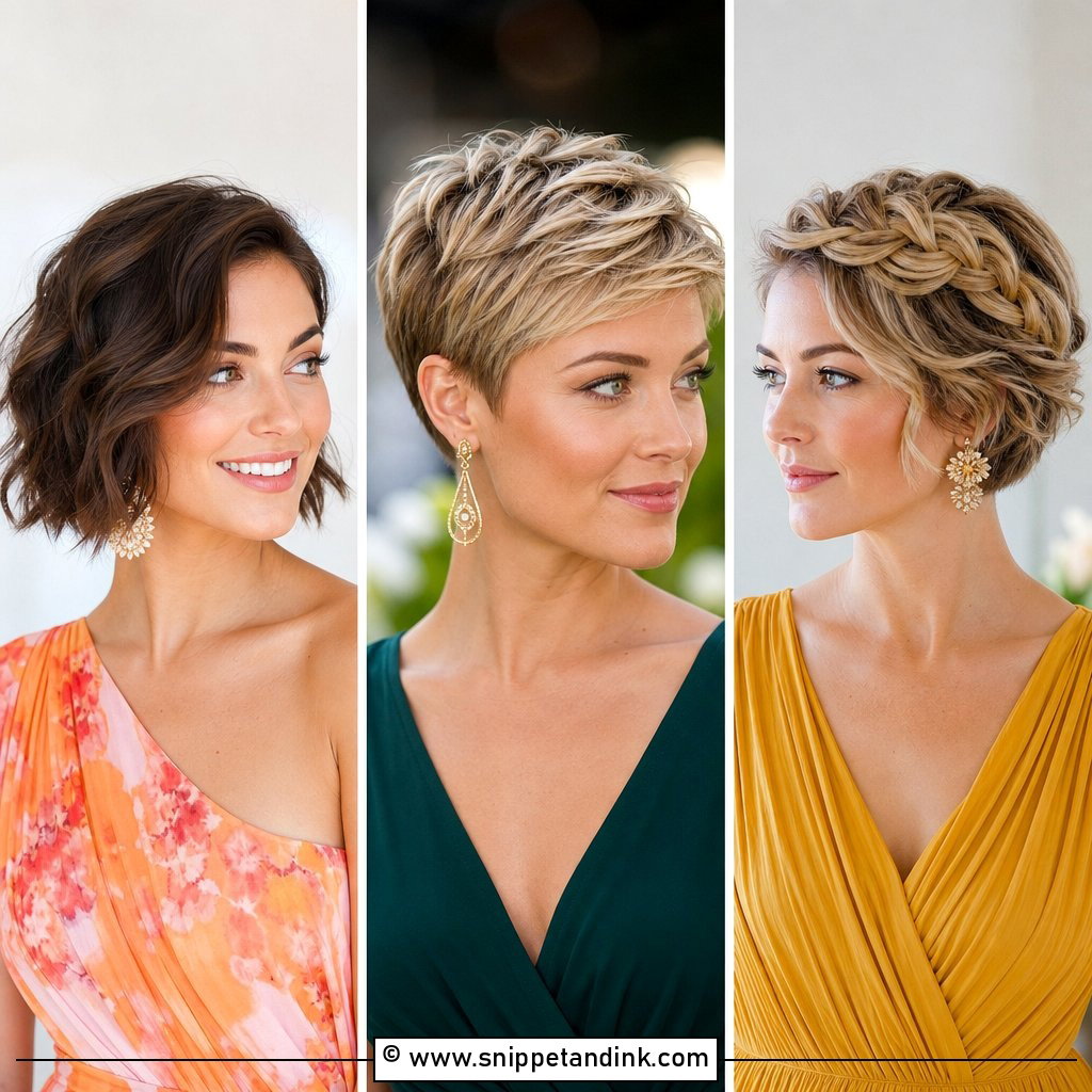 15 Wedding Guest Hair Short Length Ideas for Chic Looks