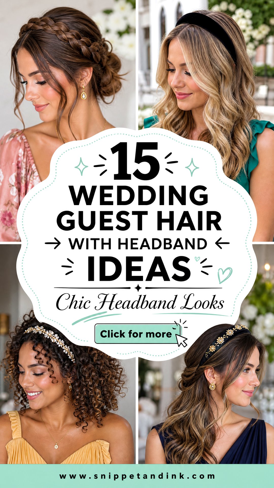 15 Wedding Guest Hair with Headband Ideas for Chic Looks - 15 Wedding Guest Hair with Headband Ideas for Chic Looks