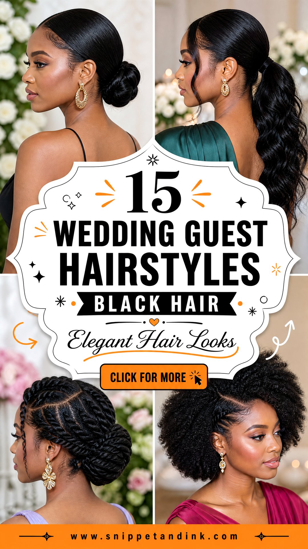15 Wedding Guest Hairstyles Black Hair for Elegant Looks - 15 Wedding Guest Hairstyles Black Hair for Elegant Looks
