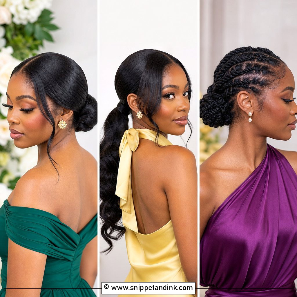 15 Wedding Guest Hairstyles Black Hair for Elegant Looks