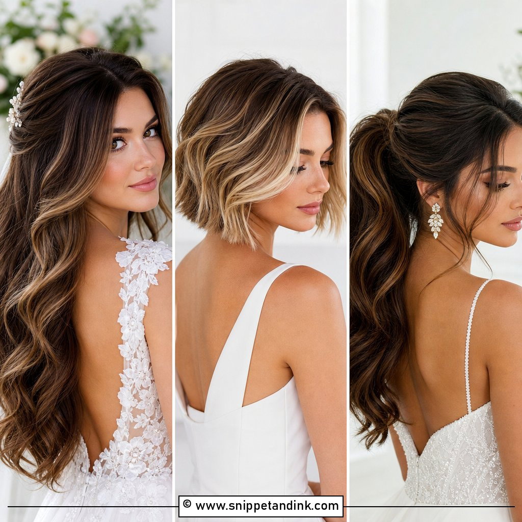 15 Wedding Hair Blowout Hairstyles for Effortless Glam Looks