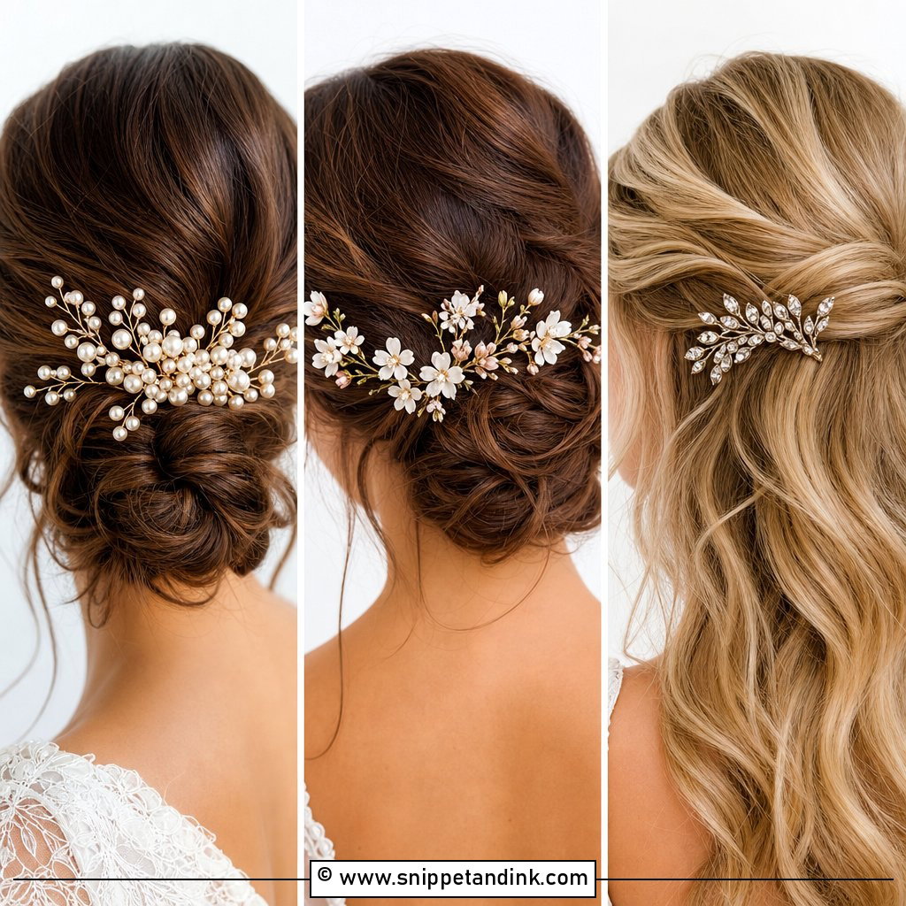 15 Wedding Hair Clip Ideas for Chic Bridal Style in 2026