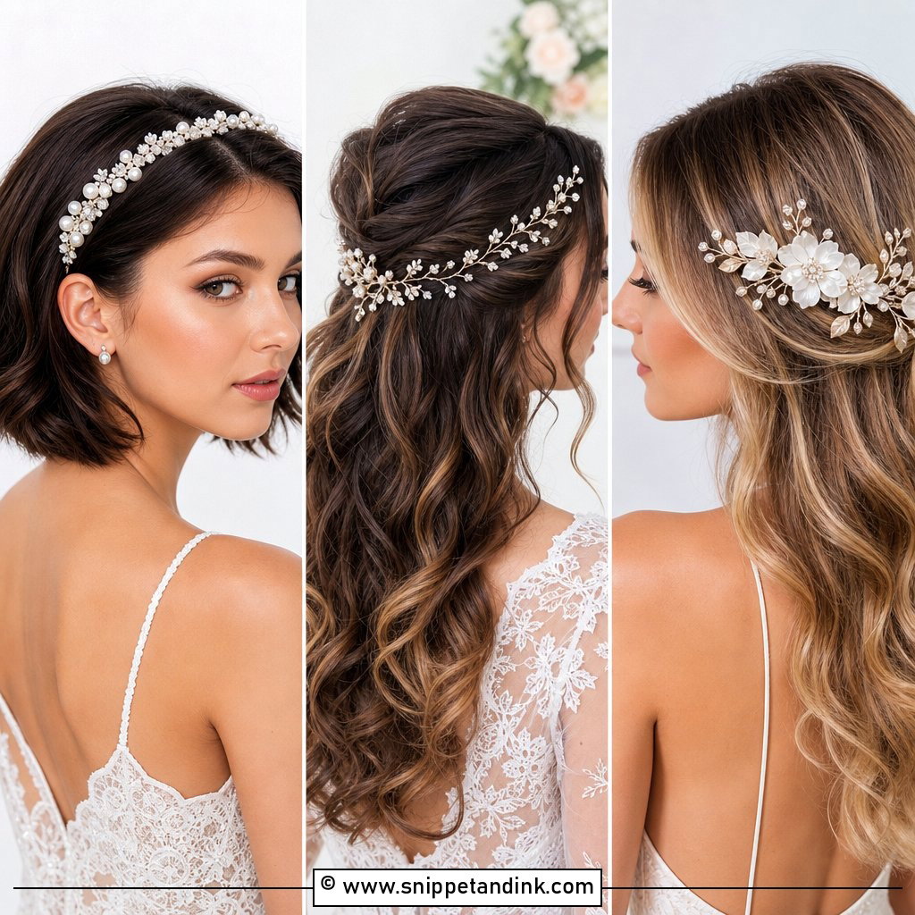 15 Wedding Hair Clips Bridal Headpieces for Elegant Brides
