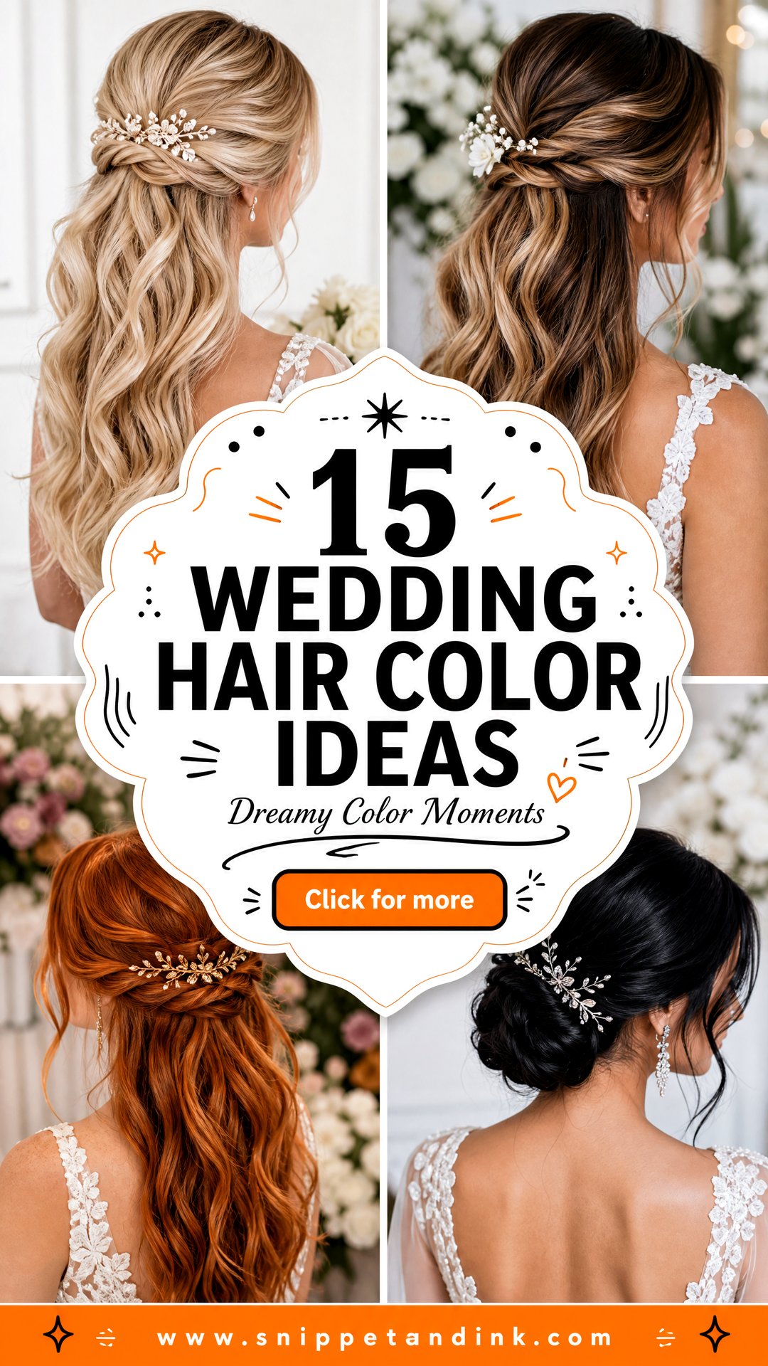 15 Wedding Hair Color Ideas Brides Will Love This Season - 15 Wedding Hair Color Ideas Brides Will Love This Season
