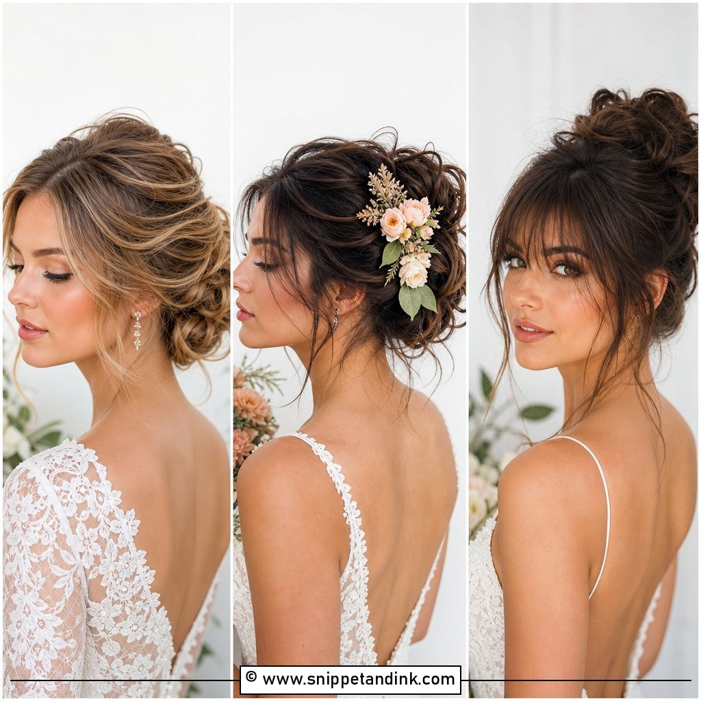 15 Wedding Hair Loose Updo Ideas Romantic Bridal Looks