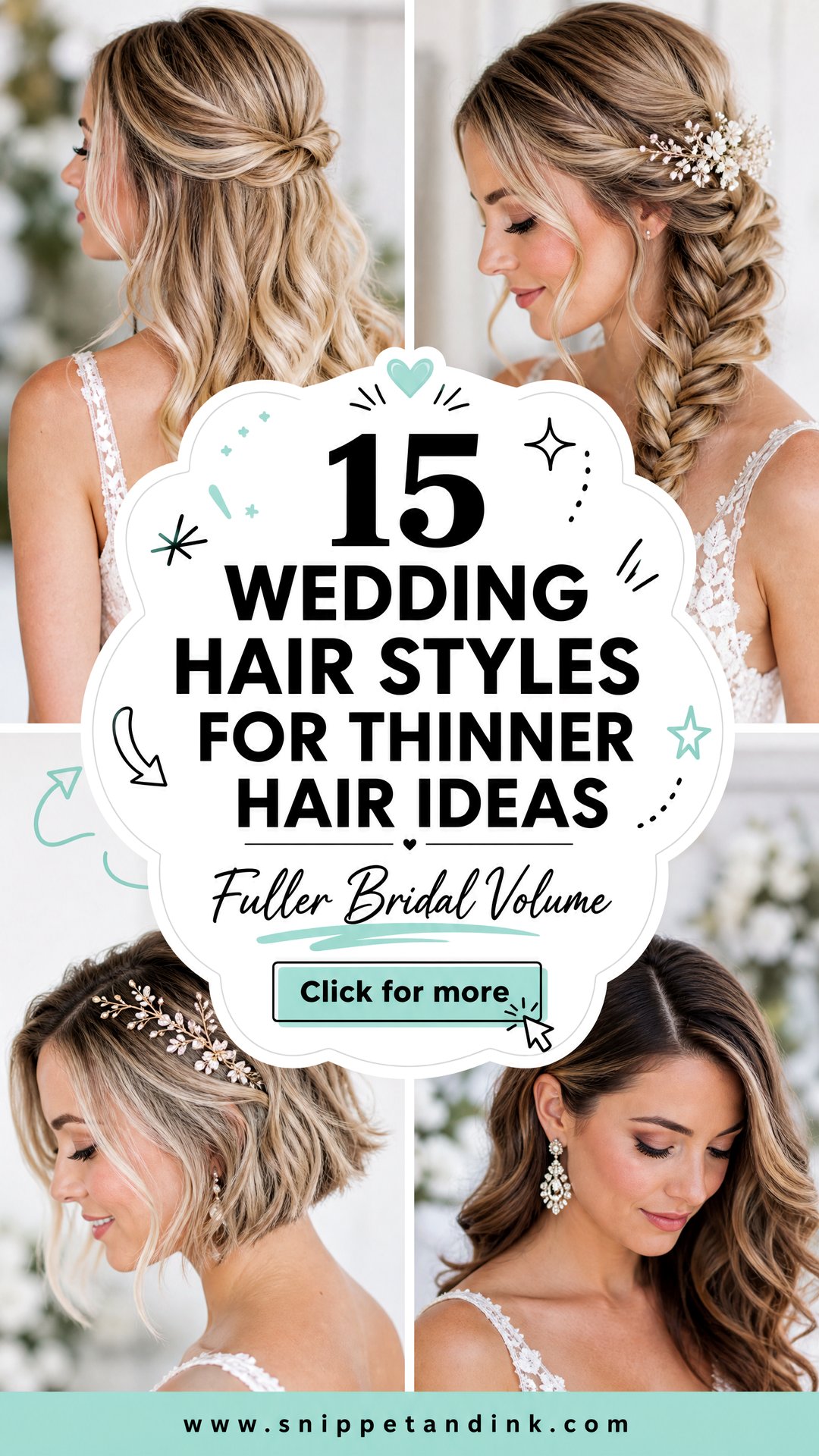 15 Wedding Hair Styles for Thinner Hair Fuller Bridal Looks - 15 Wedding Hair Styles for Thinner Hair: Fuller Bridal Looks