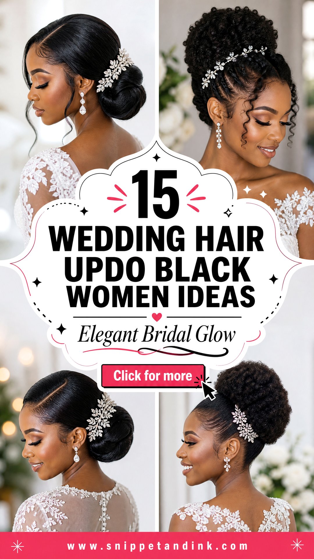15 Wedding Hair Updo Black Women Ideas Elegant Bridal Looks - 15 Wedding Hair Updo Black Women Ideas: Elegant Bridal Looks