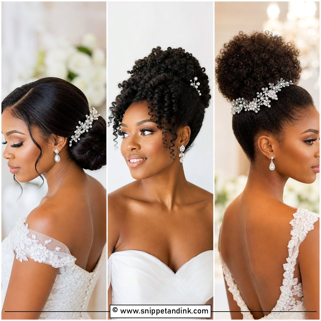 15 Wedding Hair Updo Black Women Ideas Elegant Bridal Looks