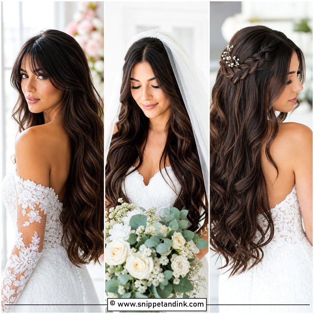 15 Wedding Hair for Long Hair Down Ideas Romantic Looks
