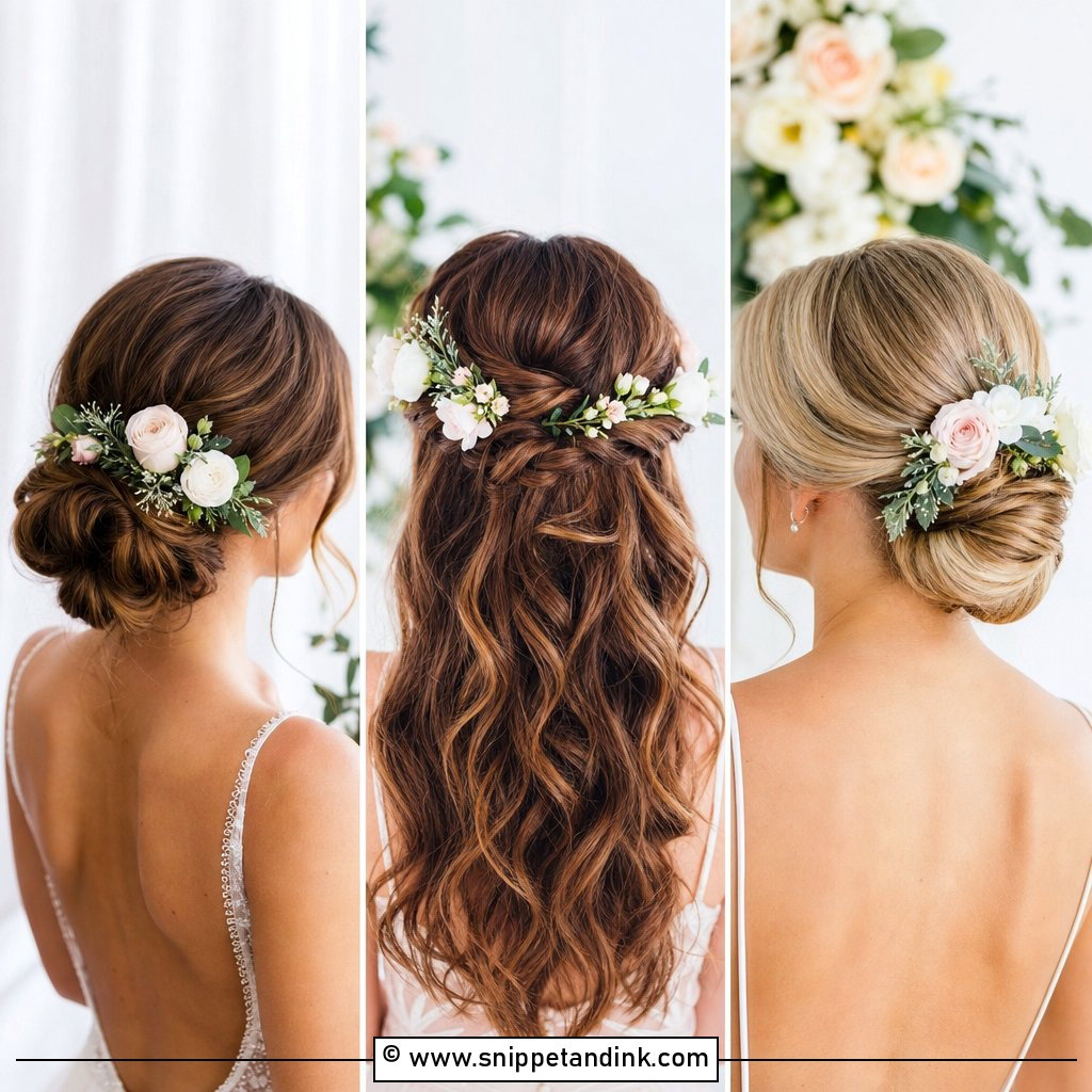 15 Wedding Hairstyle Flowers Fresh Romantic Bridal Ideas