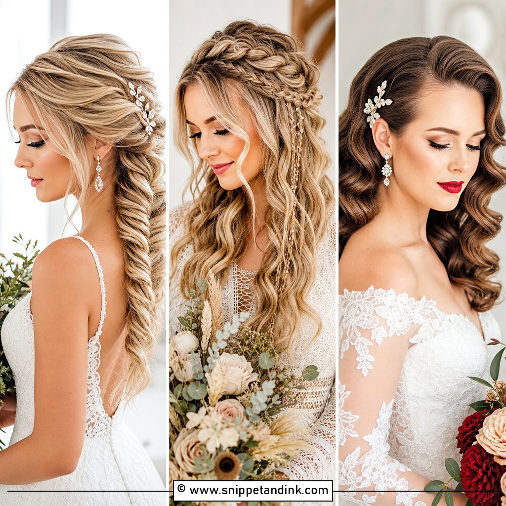 15 Wedding Hairstyle Ideas for Long Hair Dreamy Looks