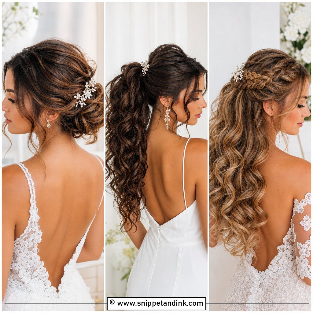 15 Wedding Hairstyle with Curls Romantic Bridal Looks