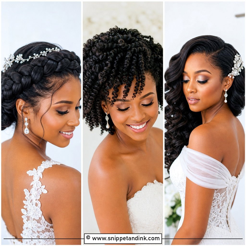 15 Wedding Hairstyles for Black Brides Stunning Looks
